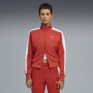 PUMA Damska krótka kurtka dresowa T7 ALWAYS ON, Odzież, Czerwony,