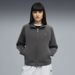 PUMA Damska kurtka dresowa T7, Odzież, Szary,