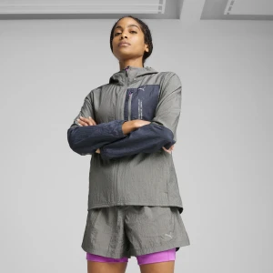 PUMA Damska kurtka SEASONS WindCELL, OdzieÅ¼, Szary