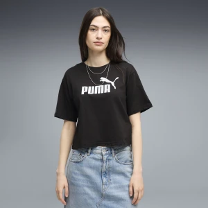 Zdjęcie produktu PUMA Damska luźna koszulka z logo NO.1 ESS Cropped, Odzież, Czarny