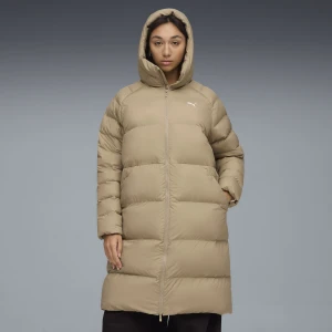 PUMA Damska parka z kapturem Mono, Odzież, Beżowy,