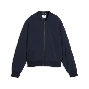PUMA Damska pikowana kurtka golfowa z ociepleniem, Akcesoria, Niebieski Deep Navy