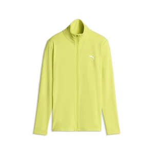 PUMA Damska rozpinana kurtka Training Essentials o obcisłym kroju, Akcesoria, Zielony