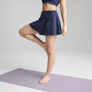 PUMA Damska spódnica kopertowa MOVE CLOUDSPUN AOP, Odzież, Niebieski,