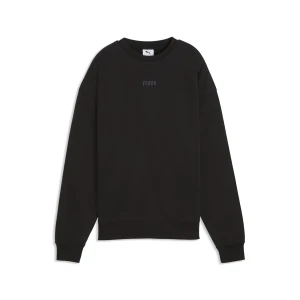 PUMA Damska wygodna bluza z kapturem Essentials Elevated, Odzież, Czarny,