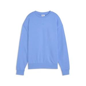 PUMA Damska wygodna bluza z kapturem Essentials Elevated, Odzież, Niebieski,