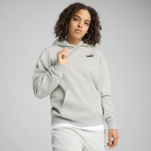 PUMA Damska wygodna bluza z kapturem Essentials z małym logo No. 1, Odzież, Szary,