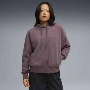 PUMA Damska zimowa bluza z kapturem HER o kroju oversize, Odzież, Fioletowy,