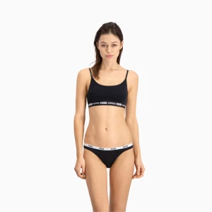 PUMA Damski dół od bikini, dwupak, Odzież, Czarny,