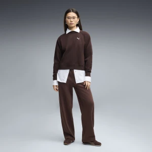 PUMA Damski dres Loungewear Fleece, Odzież, Brązowy