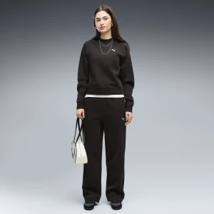 PUMA Damski dres Loungewear Fleece, Odzież, Czarny