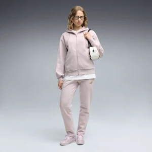 PUMA Damski dres z kapturem Metaliczny, Odzież, Różowy Misty Pink