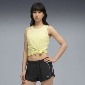 PUMA Damski podkoszulek RUN VELOCITY TANK Triblend, Odzież, Żółty,