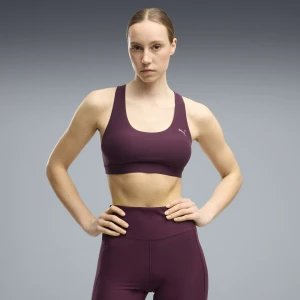 PUMA Damski stanik treningowy CLOUDSPUN, Odzież, Czerwony