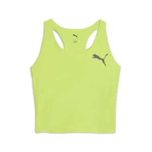 PUMA Damski top do biegania Lightspeed o skróconym kroju, Akcesoria, Zielony