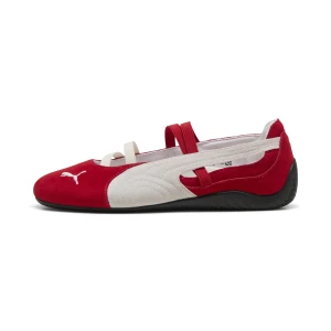 PUMA Damskie balerinki Speedcat Suede Ballet, Buty, Czerwony,