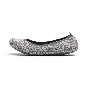 PUMA Damskie baletki Iliana Leopard, Buty, Szary,
