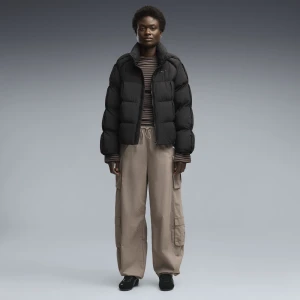 PUMA Damskie bojÃ³wki Essentials o luÅºnym kroju, OdzieÅ¼, BeÅ¼owy Mouse Gray