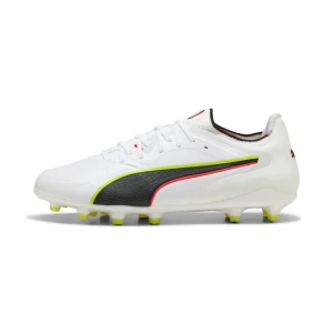 PUMA Damskie buty piłkarskie KING 20 ULTIMATE FG/AG, Buty, Biały,