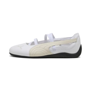 PUMA Damskie buty skórzane Speedcat Ballet, Buty, Biały,