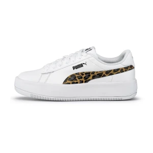 PUMA Damskie buty sportowe Lily Platform Leo, Buty, Biały,