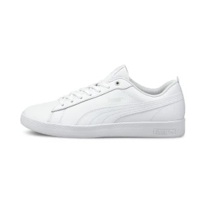 PUMA Damskie buty sportowe Smash v2 Leather, Buty, Biały,