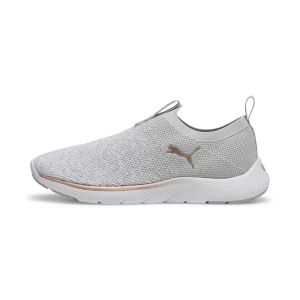 PUMA Damskie dzianinowe buty do biegania SOFTRIDE Remi, Buty, Szary,