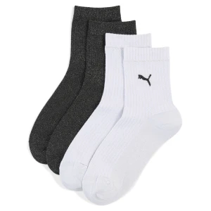 PUMA Damskie krótkie skarpety (2 pary), Odzież, Biały, 39/42