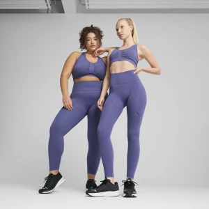 PUMA DAMSKIE LEGGINSY BEZSZWOWE SHAPELUXE, Odzież, Niebieski,