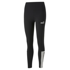 PUMA Damskie legginsy Power Colourblock, Odzież, Czarny,