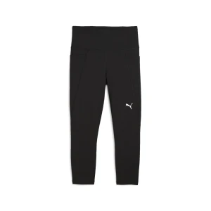PUMA Damskie legginsy treningowe typu capri z wysokim stanem ESSENTIALS, Odzież, Czarny,
