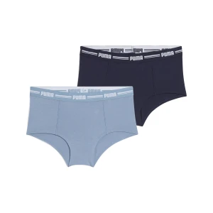 PUMA Damskie miniszorty dwupak, Odzież, Niebieski,