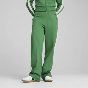 PUMA Damskie proste spodnie dresowe T7 Always On, Akcesoria, Zielony,