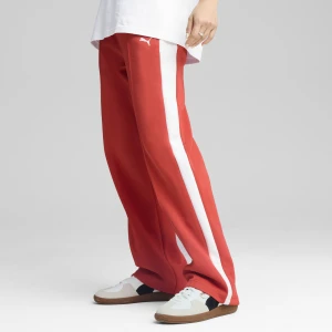 PUMA Damskie proste spodnie dresowe T7 Always On, Odzież, Czerwony,