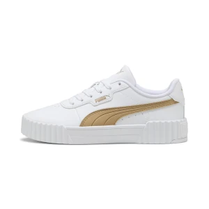 PUMA Damskie sneakersy Carina 3.0 Aqua Metalicznys, Buty, Biały,
