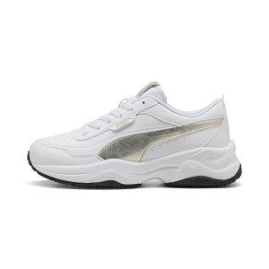 PUMA Damskie sneakersy Cilia Mode Metaliczny Whisper, Buty, Biały,