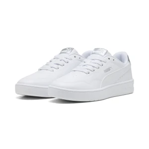PUMA Damskie sneakersy Court Lally Metaliczny Glam, Akcesoria, Biały srebrny