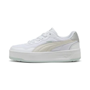 PUMA Damskie sneakersy Court Lally Skye Aqua Metalicznys, Buty, Biały,