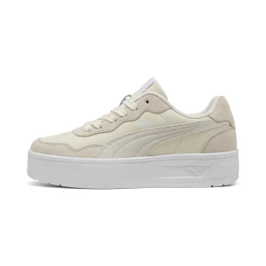 PUMA Damskie sneakersy Court Lally Skye z zamszu, Buty, Biały,