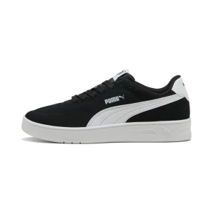 PUMA Damskie sneakersy Court Lally z zamszu, Buty, Czarny,