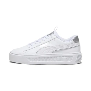 PUMA Damskie sneakersy Smash Platform v3 Pop Up, Buty, Biały,
