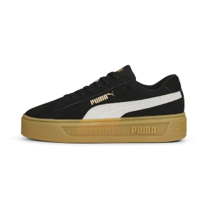 PUMA Damskie sneakersy Smash Platform V3 Suede, Buty, Czarny,