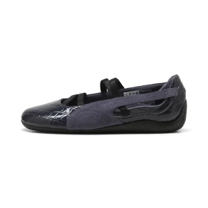 PUMA Damskie sneakersy Speedcat Ballet o fakturze skóry krokodyla, Buty, Szary