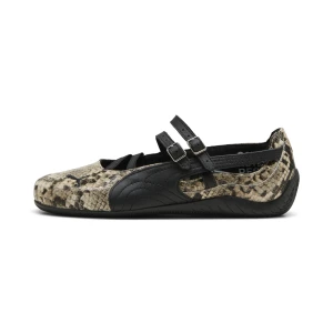 PUMA Damskie sneakersy Speedcat Ballet z wężowym nadrukiem, Buty, Czarny,