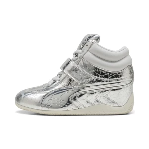 PUMA Damskie sneakersy Speedcat Wedge Lustre, Buty, Metaliczny srebrny
