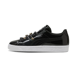 PUMA Damskie sneakersy Suede Bloom Patent, Buty, Czarny