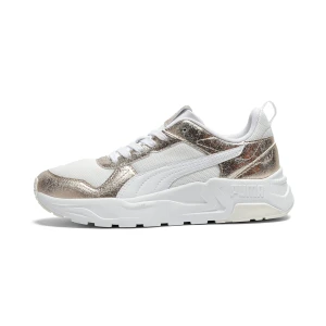 PUMA Damskie sneakersy Trinity 2 Metaliczny Whisper, Buty, Biały,