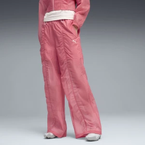 PUMA Damskie spodnie Dare To o luźnym kroju z tkaniny, Akcesoria, Różowy,