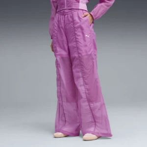 PUMA Damskie spodnie Dare To o luźnym kroju z tkaniny, Akcesoria, Różowy,