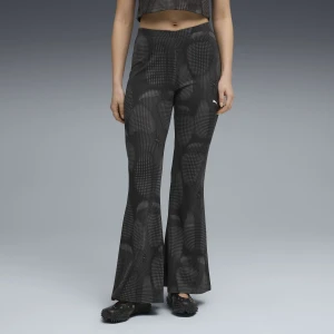 PUMA Damskie spodnie DARE TO o rozszerzanym kroju, Akcesoria, Czarny,